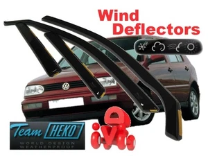 For VW GOLF III / VENTO 4/5D HATCHBACK / ESTATE Wind deflectors 4.pc HEKO 31152 - Picture 1 of 4