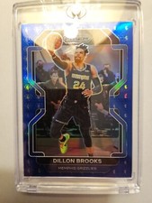 Pack To Plastic 2021-22 Prizm Dillon Brooks 75th Anniversary Blue Diamond ERROR