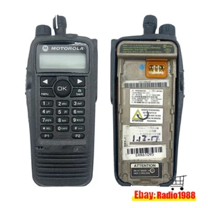 Used OEM XPR6550 AAH55TDH9LA1AN Digital UHF Radio No Battery With New housing - Photo 1/5