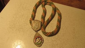1 Antique IOOF Odd Fellows Braided Rope & Medals  No. 9 - Picture 1 of 2