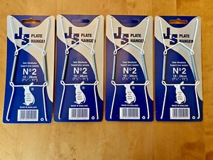 Plate hangers pack of 4 size 2 to fit plates 19-28cm by White Rabbit - Picture 1 of 3