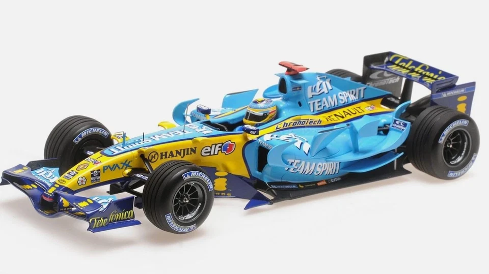 Renault F1 Team R26 Fernando Alonso #1 Brazil Gp 2006 Champion 1/18 MINICHAMPS