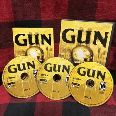 GUN (PC, 2005) Western Shooter Game Activision Neversoft Complete w/ manual VG+ - Image 1 of 4