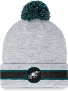 Philadelphia Eagles Fanatics Heather Gray Stocking Cap - NFL - Picture 1 of 1