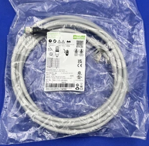 Murr M12 Female 8-Pole 0° A-Cod 3M Shielded Cable 30V 2A 7000-17121-2910300 - Picture 1 of 5