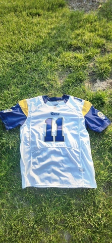Nike Mens #11 Austin Jersey, White, X-Large Cover