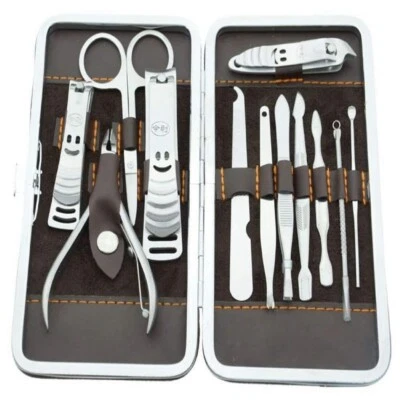 12pcs/set Nail Clippers Cutters Nippers Manicure Scissors Nail Care Cuticle Clip - Image 1 of 4