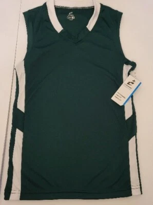 Camiseta deportiva de baloncesto Champro Sports Dri-Gear juvenil mediana verde/blanca nueva con etiquetas Foto 1 de 4