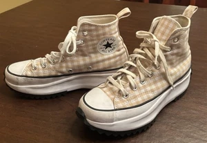 Zapatilla deportiva para mujer Converse Run Star Hike plataforma alta guinga talla M 7 - W 8,5 - Imagen 1 de 9