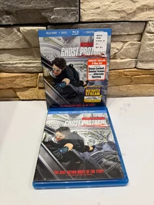 Mission Impossible Ghost Protocol 2011 TOM CRUISE Used Blu-Ray+DVD+Digital Copy - Picture 1 of 4