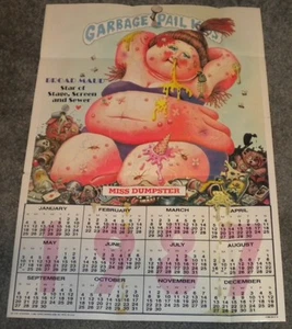 GARBAGE PAIL KIDS Poster -1986 Miss Dumpster Broad Maude 12x 17 inches #9 - Picture 1 of 1