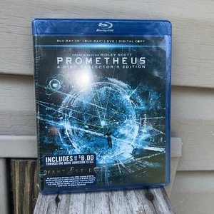 Prometheus 3D 4-Disc Collector Edition NEW (3D+Blu-ray+DVD+DC) Fast Shipping - Picture 1 of 2