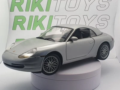 Porsche 911 996 Cabrio Hot Wheels 1/18 Argento 1997 - Immagine 1 di 4