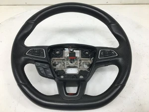 2012-2018 Ford Focus ST Flat Bottom Leather Steering Wheel OEM - Picture 1 of 8