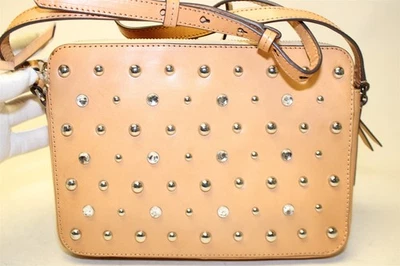 Bolso Bandolera Vachetta Banana Republic NUEVO Adornado Doble Cremallera Cuero  Foto 1 de 4