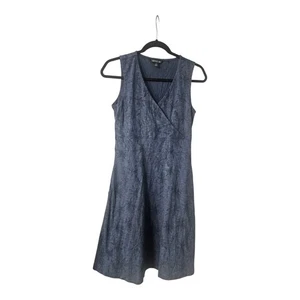 Toad & Co Dress S Sleeveless Organic Cotton Blend V-Neck Stretch Floral - Picture 1 of 6