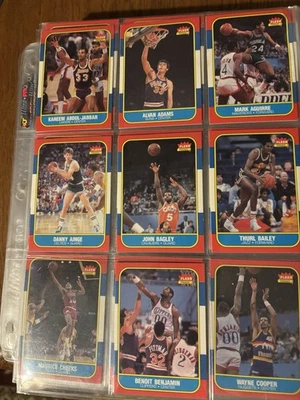 Fleer 1986-87 - Juego parcial (120 cartas sin dups) Foto 1 de 4