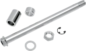 Drag Specialties High Performance Chrome Rear Axle Kit - Steel 0214-0585 - Bild 1 von 1