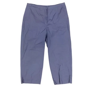 Eileen Fisher Cropped Hose Damen M periwinkle französischer Stoff modern minimalistisch - Bild 1 von 3