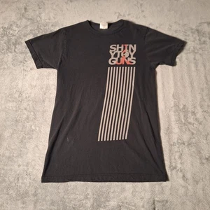 Shiny Toy Guns Band T-Shirt Indie Pop Synth Rock Tour Tee Black Lines Small - Picture 1 of 6