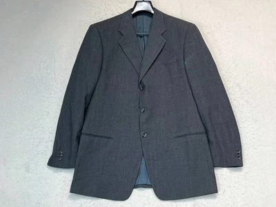 Armani Collezioni 52R Gray Made in Italy Wool Mens Blazer Sport Coat Jacket - Image 1 of 4