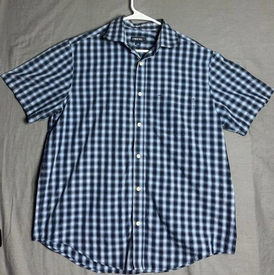 Cherokee Shirt Men’s Large Plaid Easy Care Dad Picnic Outdoor Classic Camp Hike - Image 1 of 4