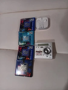 Sony MiniDisc Walkman MZ-R700 Player/Recorder MDLP Tested Working Good Condition - Picture 1 of 17