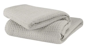100% Cotton Thermal Blanket, Breathable Bed Blanket King Size, Soft Waffle Bl... - Picture 1 of 7