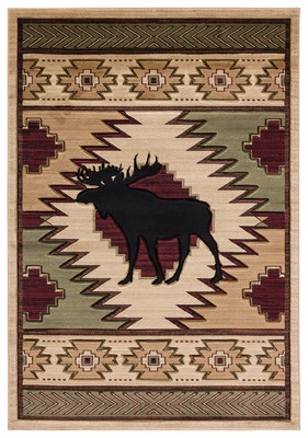 8x11 United Weavers Beige Bordered Area Rug 2055 40626 - Aprx 7' 10" x 10' 6" - Image 1 of 4