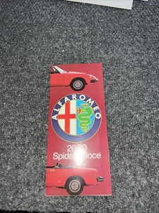 Original 1976 Alfa Romeo 2000 Spider Veloce Foldout Sales Brochure - Picture 1 of 5