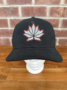 Gorra de hockey Nike del equipo de Canadá con parche negro talla única - Imagen 1 de 7