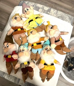 Disney die sieben Zwerge 7er Set Sitzsack Plüsch - Bild 1 von 2