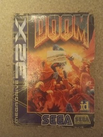 Sega Mega Drive 32x Doom Video Game Boxed with Manual