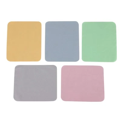 5Pcs Soft Chamois Glasses Cleaner Eyeglasses Fine Fiber Clean Cloth for4156 - Image 1 of 4