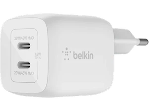 Cargador - Belkin BoostCharge Pro, USB-C, 45 W, Carga Rápida, Tecnología GaN - Imagen 1 de 3