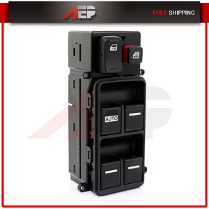 Power Window Switch Front Driver Side For 2003 2004-2007 Honda Accord 4 Door - Picture 1 of 8