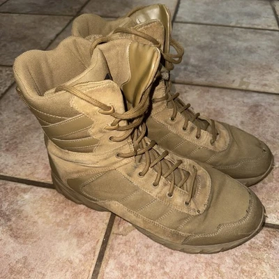 Smith & Wesson 1091 Ranger SZ WR Tactical Zipper Tan Desert Combat Boots Mens 13 - Photo 1/4