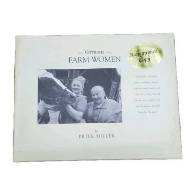 Vintage Vermont Farm Women Peter Miller Signed Hardcover First Edition 2002 - Image 1 of 4