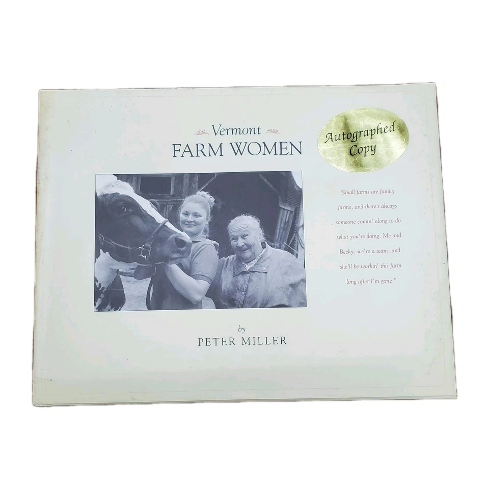Vintage Vermont Farm Women Peter Miller Signed Hardcover First Edition 2002 — 第 1/4 张图片