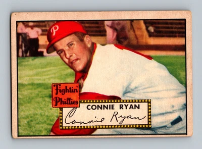 1952 Topps #107 Connie Ryan LOW GRADE Vintage Baseball Card (B2) - Image 1 of 2