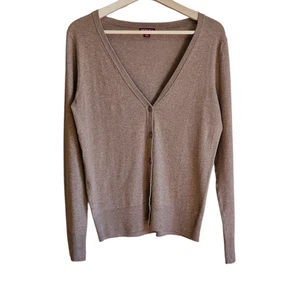 Merona Damen Cartigan Pullover mit Knöpfen hellbraun Größe S - Bild 1 von 6