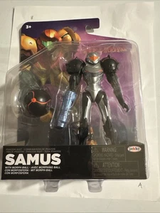 2024 JAKKS World of Nintendo - Metroid - PHAZON SUIT SAMUS (w/ Morph Ball) - Picture 1 of 7
