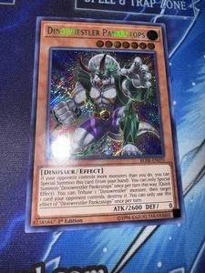 Yu-Gi-Oh! TCG Dinowrestler Pankratops BLHR-DE070 - Secret Rare - 1. Auflage NM - Bild 1 von 2