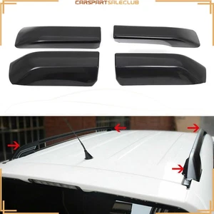 4 X Black Roof Rack Bar Rail End Cover Shell Cap For Toyota 4Runner 10-21 - Picture 1 of 10