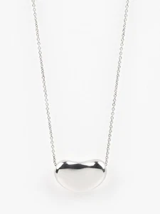 Colgante Tiffany & Co. de plata esterlina con diseño de frijol de 19 mm de Elsa Peretti - Imagen 1 de 4