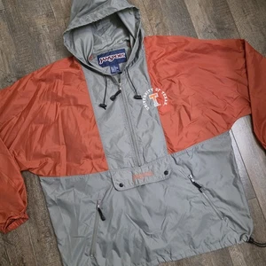 Vintage University of Texas JanSport Anorak Jacket Windbreaker Mens Large - Picture 1 of 12