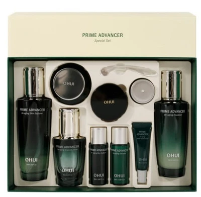 LG O HUI Prime Advancer De-Aging 4pcs Set Skin Softener Emulsion Ampoule Serum - Image 1 of 4