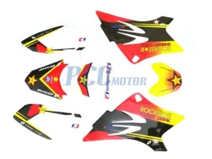 KIT PEGATINAS CALCOMANÍAS GRÁFICAS ROCKSTAR TTR50 50 50CC H DE38 - Imagen 1 de 1