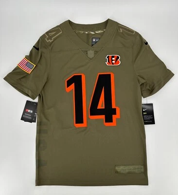 Camiseta Nike Para Hombre Pequeña Cincinnati Bengals Andy Dalton NFL Saludo al Servicio Foto 1 de 4