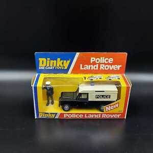 Dinky Toys 227 Police Land Rover Diecast Set Vehicle Traffic Officer 1979 Boxed